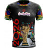 T-shirt Massop Manches Courtes  rouge , Haiti coupe du monde 2026