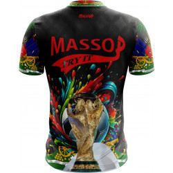 T-shirt Haïti 2026 Homme Noir – Édition Coupe du Monde – Massop