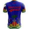 T-shirt Massop haïti manches courtes bleu,blanc,rouge