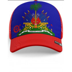 CASQUETTE HAÏTI BLEUE ROUGE