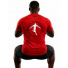 T-SHIRT MASSOP ROUGE BLANC NOIR