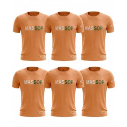 T-shirt Sport Homme Orange - Marque Massop | Confort & Performance