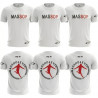 T-Shirt Sport Homme Massop - Blanc, Noir & Rouge | Performance