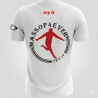 T-Shirt Sport Homme Massop - Blanc, Noir & Rouge | Performance