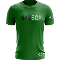 T-shirt manches courtes homme vert Massop